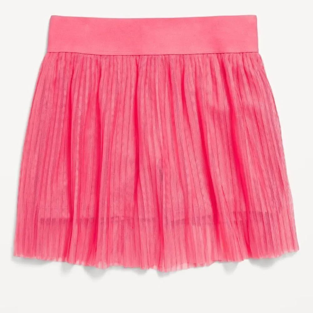 NWT New OLD NAVY Mesh Pleated Coral Hot Pink Athletic Skort Skirt XXL 18 Plus